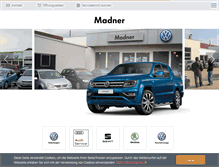 Tablet Screenshot of madner.at